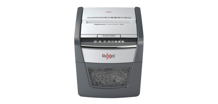 Rexel Optimum Auto+ 45X Shredder - Cross Cut