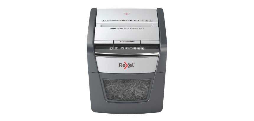 Destructeur Rexel Rexel Optimum Auto+ 45X - Coupe croisée