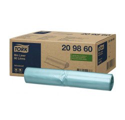 TORK Sac poubelle, vert, 60 litres