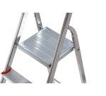 Scala a forbice Gierre Scalamia AL140 per uso domestico in alluminio, 4 gradini