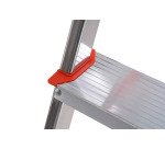 Scala a forbice Gierre Scalamia AL140 per uso domestico in alluminio, 4 gradini