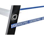 Scala doppia Gierre Professional AL756 per uso professionale in alluminio, 7 gradini