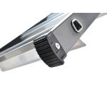 Scala doppia Gierre Professional AL756 per uso professionale in alluminio, 7 gradini