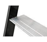 Scala doppia Gierre Professional AL756 per uso professionale in alluminio, 7 gradini