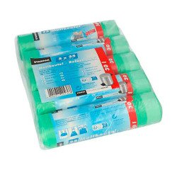 Sac poubelle HDPE à liens coulissants, 30 litres