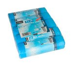 Sac poubelle HDPE à liens coulissants, 120 litres