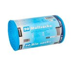 Sac poubelle HDPE, 120 litres, bleu
