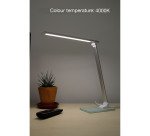 Lampada da tavolo Unilux Popy argento 6 w