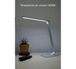 Lampada da tavolo Unilux Popy argento 6 w