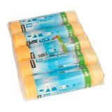 Sac poubelle HDPE à liens coulissants, 60 litres