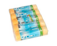 Sac poubelle HDPE à liens coulissants, 60 litres