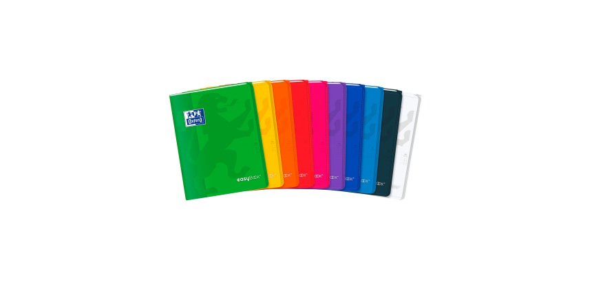 Notebook OXFORD EasyBook 17 x 22 cm small squares 96 pages