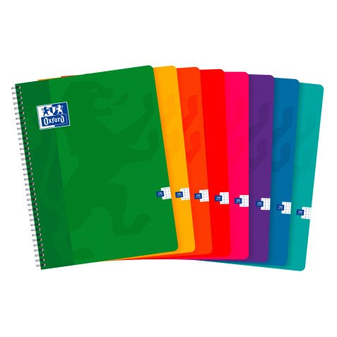 Cahier OXFORD  Color Life 24 x 32 cm petits carreaux 100 pages