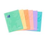 Cahier OXFORD EasyBook Pastel 24 x 32 cm grands carreaux 96 pages