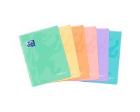 OXFORD EasyBook Pastel Notebook 24 x 32 cm large squares 96 pages
