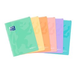 Notepad OXFORD EasyBook Pastel 24 x 32 cm, große Kästchen, 96 Seiten