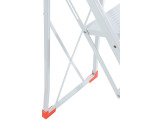 Sgabello Gierre Sempreutile B0070 in acciaio, 4 gradini