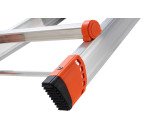 Scala telescopica Gierre PEPPina AL020 per uso professionale in alluminio, 4+4 gradini