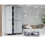 Armadio Terry Store-Age Multifunzionale C-Wood102A grigio 1.020 x 390 x 1.700 mm
