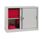 Armadio metallico 2 porte grigio 1.500 x 450 x 880 mm