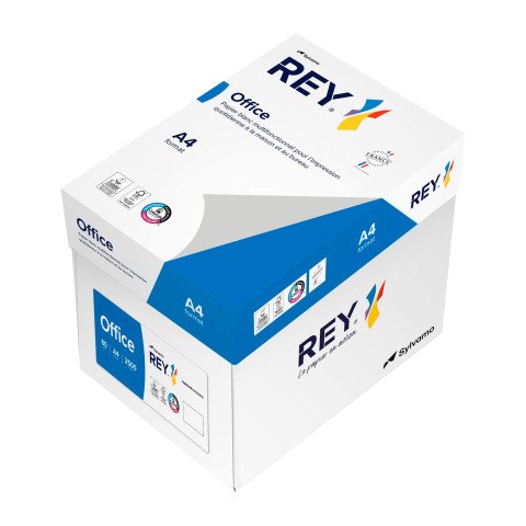 Papel A4 blanco 80 g Rey Office - Caja de 2500 hojas