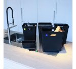 Plast team Poubelle AVEDORE, 15 litres, noir