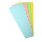 Intercalaires trapèze perforés Exacompta - 105 x 240 mm - Paquet de 100