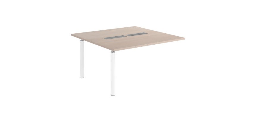 Module d'extension L 140 x P 140 cm pour table modulable Belem