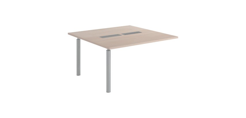 Module d'extension L 140 x P 140 cm pour table modulable Belem