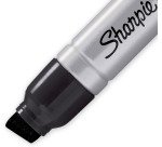 Marqueur permanent Sharpie pointe biseautée 3 à 14,8 mm - Noir