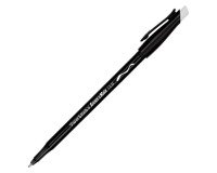 Stylo bille Papermate Replay effaçable à capuchon pointe 1 mm - Écriture moyenne - Noir