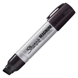 Marqueur permanent Sharpie pointe biseautée 3 à 14,8 mm noir
