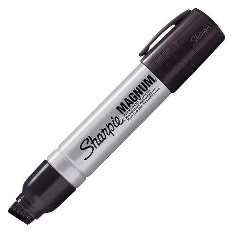 Marqueur permanent Sharpie pointe biseautée 3 à 14,8 mm noir