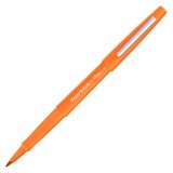 Stylo feutre Paper Mate Flair à capuchon pointe 1 mm - écriture moyenne orange