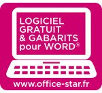 Etiquette multi-usages Avery Office Star blanche