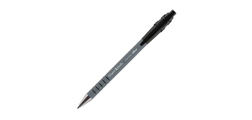 PaperMate Ballpoint Pen Flexgrip Ultra 0.5 mm Black Pack of 12