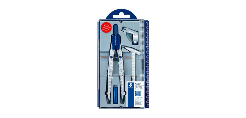 School compass Noris 550 with Staedtler extension - Set of 4 pieces