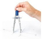 Compas scolaire Noris 550 avec rallonge Staedtler - Coffret de 4 pièces