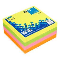 En_cubo notes neon 75x75 mm 320 fogli