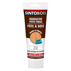 Pâte à bois à l'eau - blanc - 250 g
