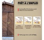 Pâte à bois à l'eau - blanc - 250 g