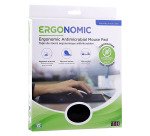 Tapis de souris T'nB Ergonomic avec repose-poignet - Noir