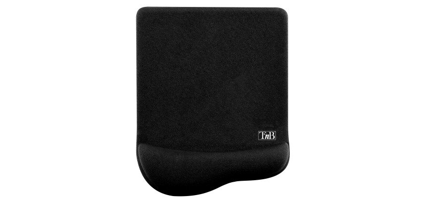 Tapis de souris T'nB Ergonomic avec repose-poignet - Noir