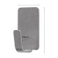 Crochet adhésif métal gris Command 3M jusqu'à 225 g - Lot de 4