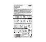 Languettes adhésifs large 3M Command™ 9kg pour tableaux - Blister de 4 x 2