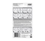 Crochet adhésif métal gris Command 3M jusqu'à 2,2 kg