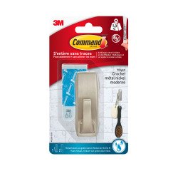 Klebehaken Metall grau Command 3M bis zu 1,3 kg