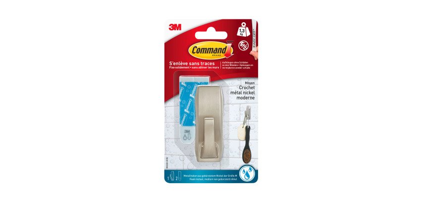 Adhesive metal hook Command 3M up to 1.3 kg