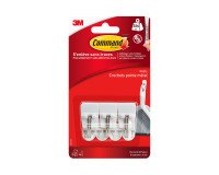 Kleefhaak plastic wit Command 3M wit tot 225 g - Set van 3