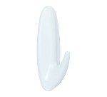 Crochet adhésif plastique blanc Command 3M jusqu'à 2,2 kg